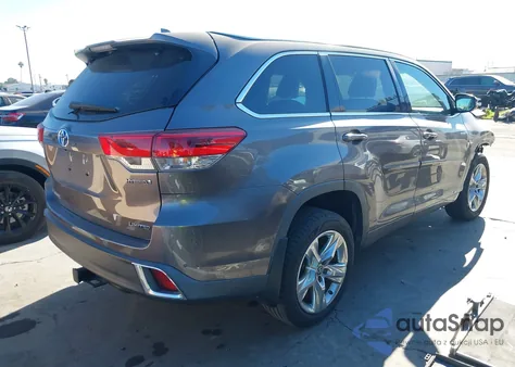 2018 Toyota Highlander Hybrid Limited from USA, damaged, VIN 5TDDGRFH6JS050334